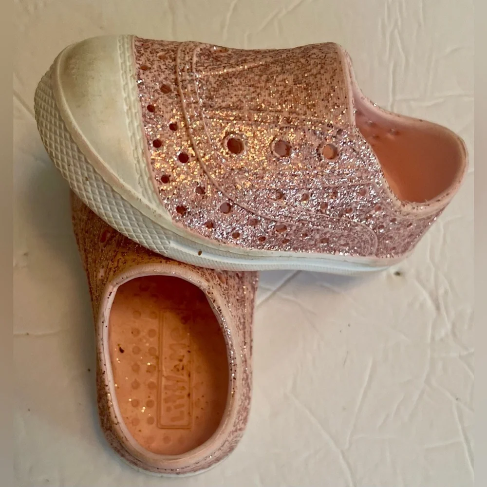 Little Me Sparkly Pink Kids  Shoes